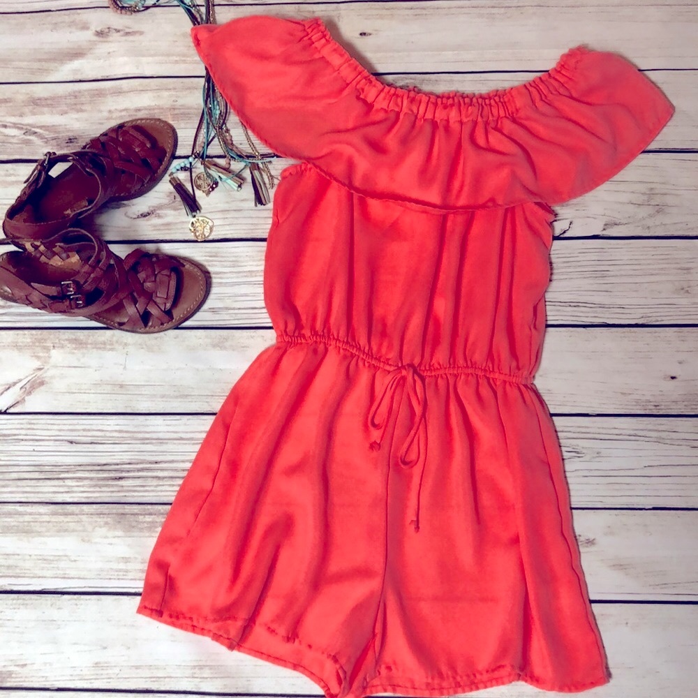 NWT bebop Coral lightweight Romper
